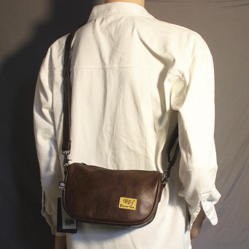 Faux Leather Shoulder Bag