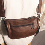 Faux Leather Shoulder Bag