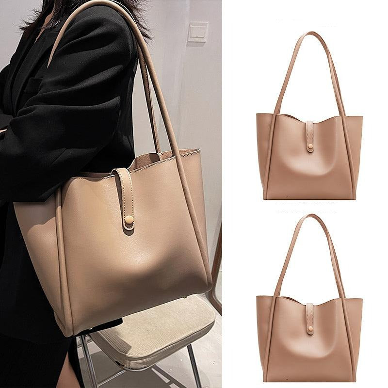 Faux Leather Tote Bag