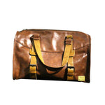 Faux Leather Travel Bag