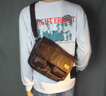 Faux Leather Travel Bag