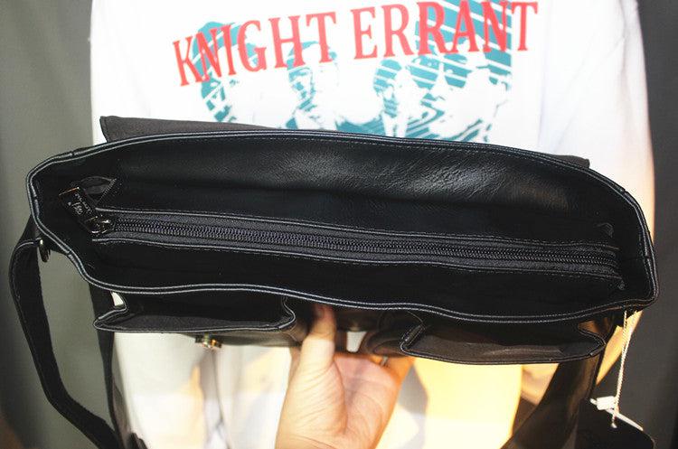 Faux Leather Travel Bag