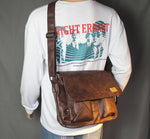 Faux Leather Travel Bag