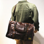 Faux Leather Travel Bag