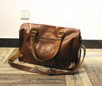 Faux Leather Travel Bag