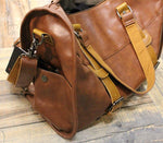 Faux Leather Travel Bag