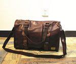 Faux Leather Travel Bag