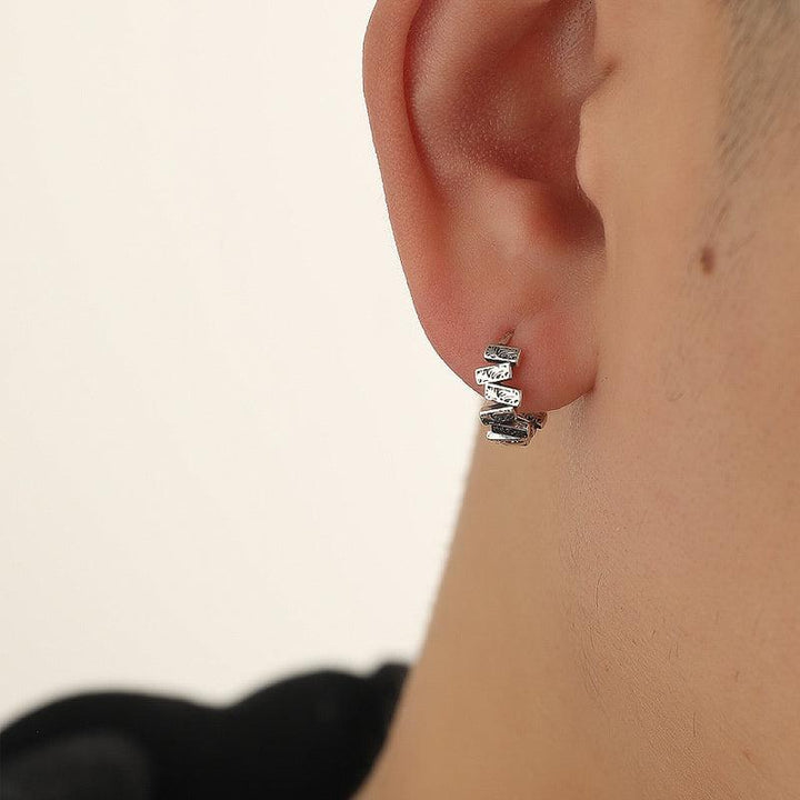 Fence Hoop Earrings