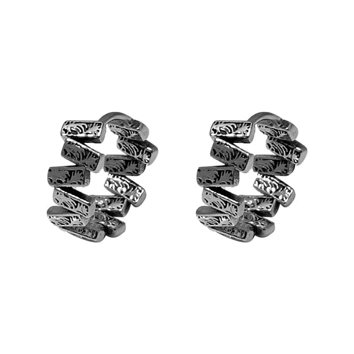 Fence Hoop Earrings