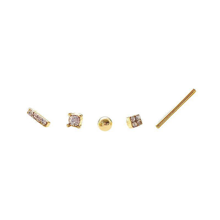 Five-Piece Set Of Earrings