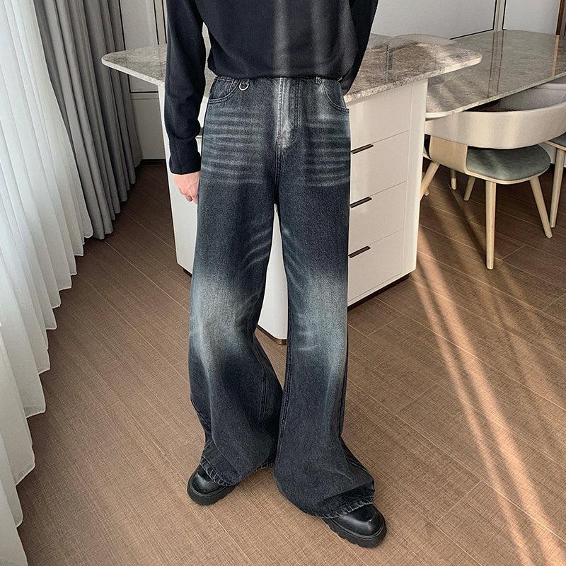 Flared Wide-Leg Straight-Leg Jeans