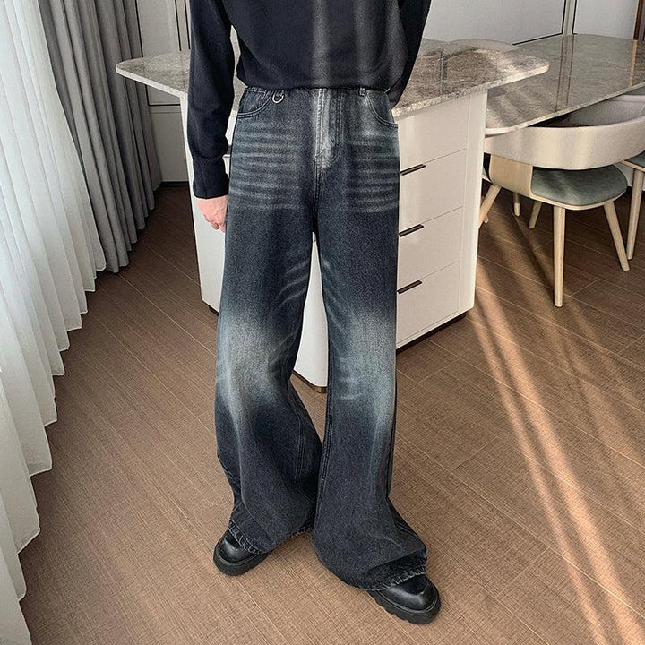 Flared Wide-Leg Straight-Leg Jeans