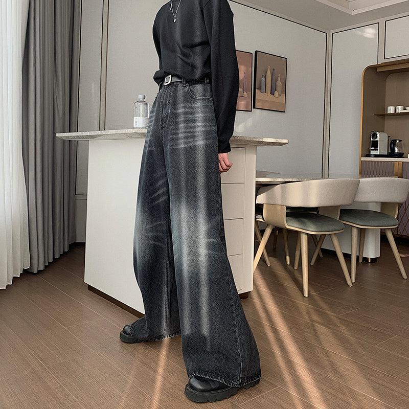 Flared Wide-Leg Straight-Leg Jeans
