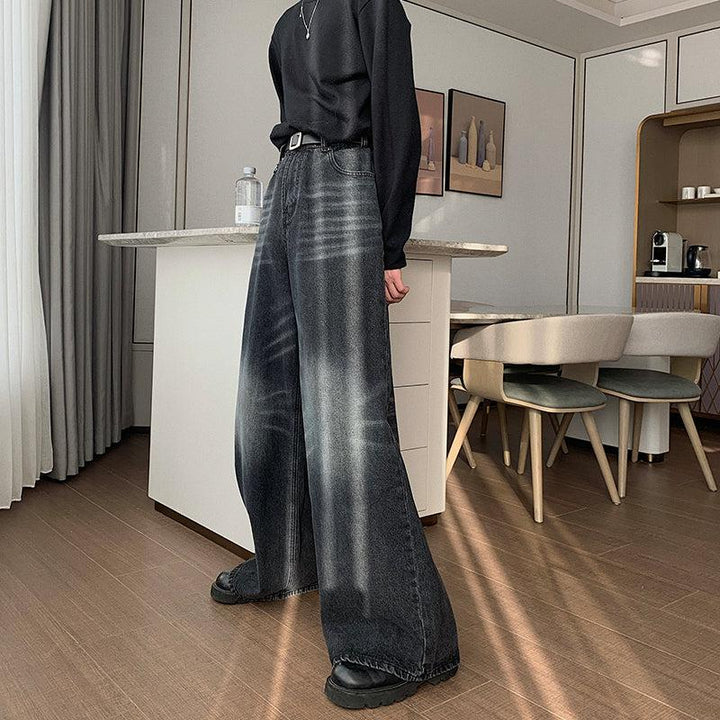 Flared Wide-Leg Straight-Leg Jeans
