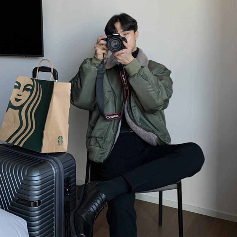 Fleece Bomber Jacket