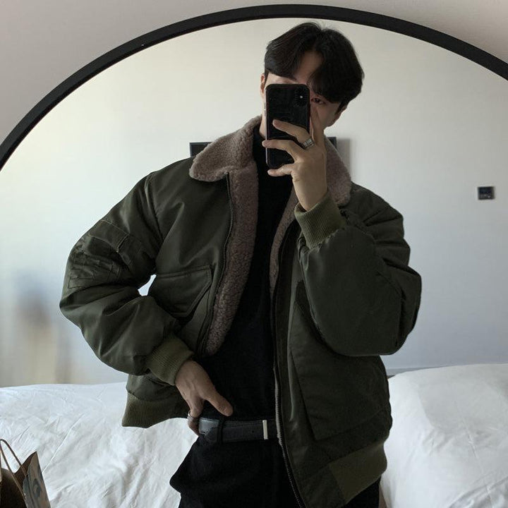 Fleece Bomber Jacket