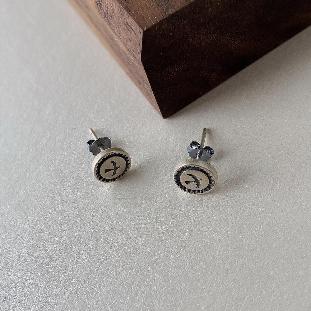 Flying Bird Punk Earrings