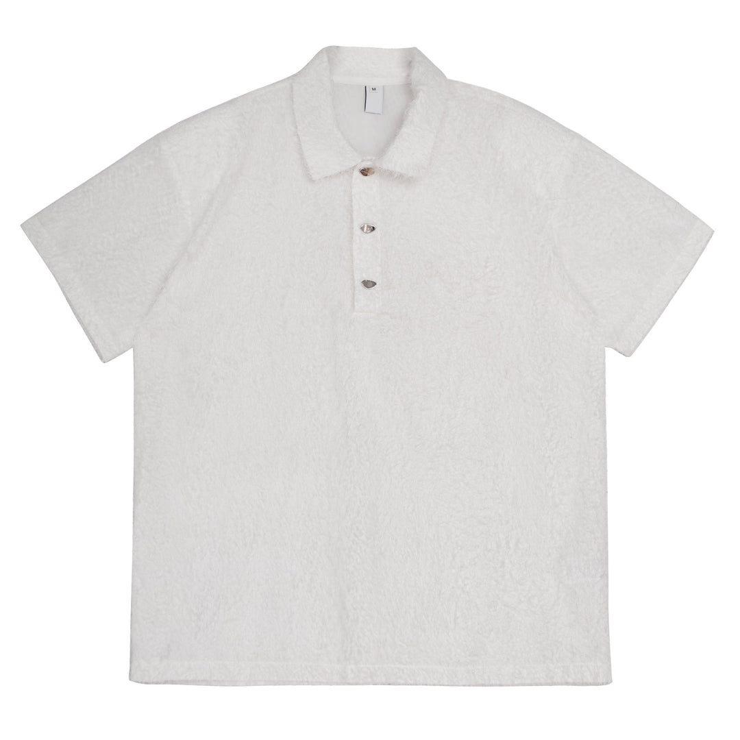 Fringed Furry Polo T-Shirt