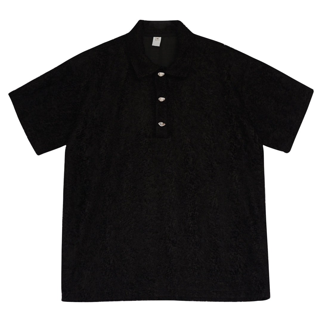 Fringed Furry Polo T-Shirt