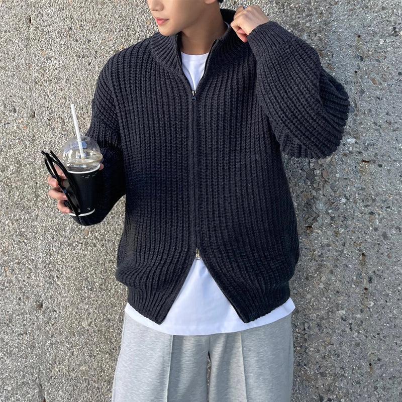 Full Zip Knitted Cardigan
