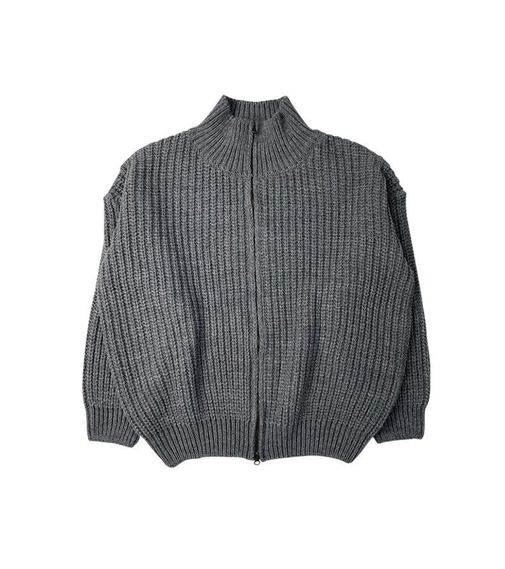 Full Zip Knitted Cardigan