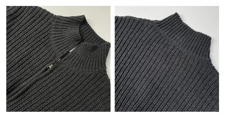 Full Zip Knitted Cardigan