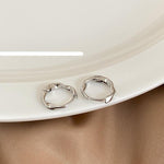 Geometric Irregular Twisted Earrings