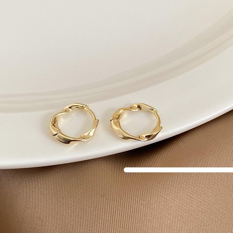 Geometric Irregular Twisted Earrings