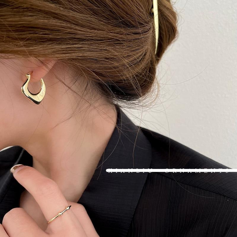 Geometric Metal Earrings