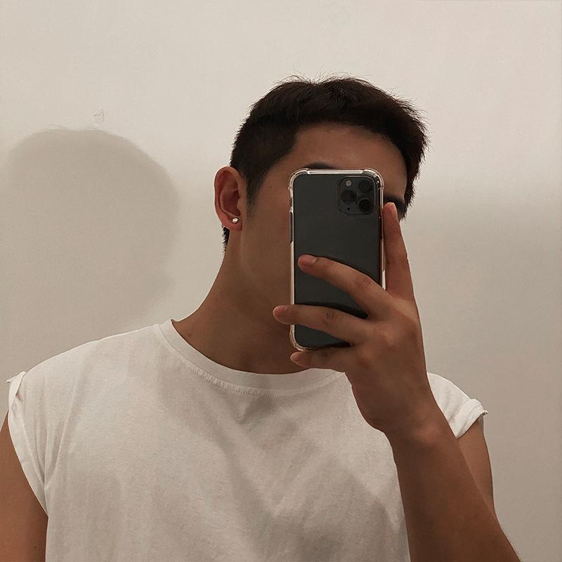 Geometric Rule Design Ear Studs