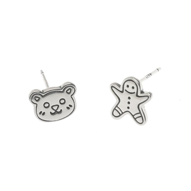 Gingerbread Man Stud Earrings