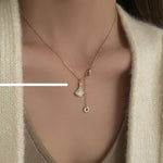 Ginkgo Leaf Necklace