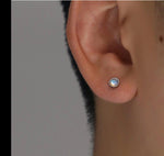 Glass Beads Stud Earrings