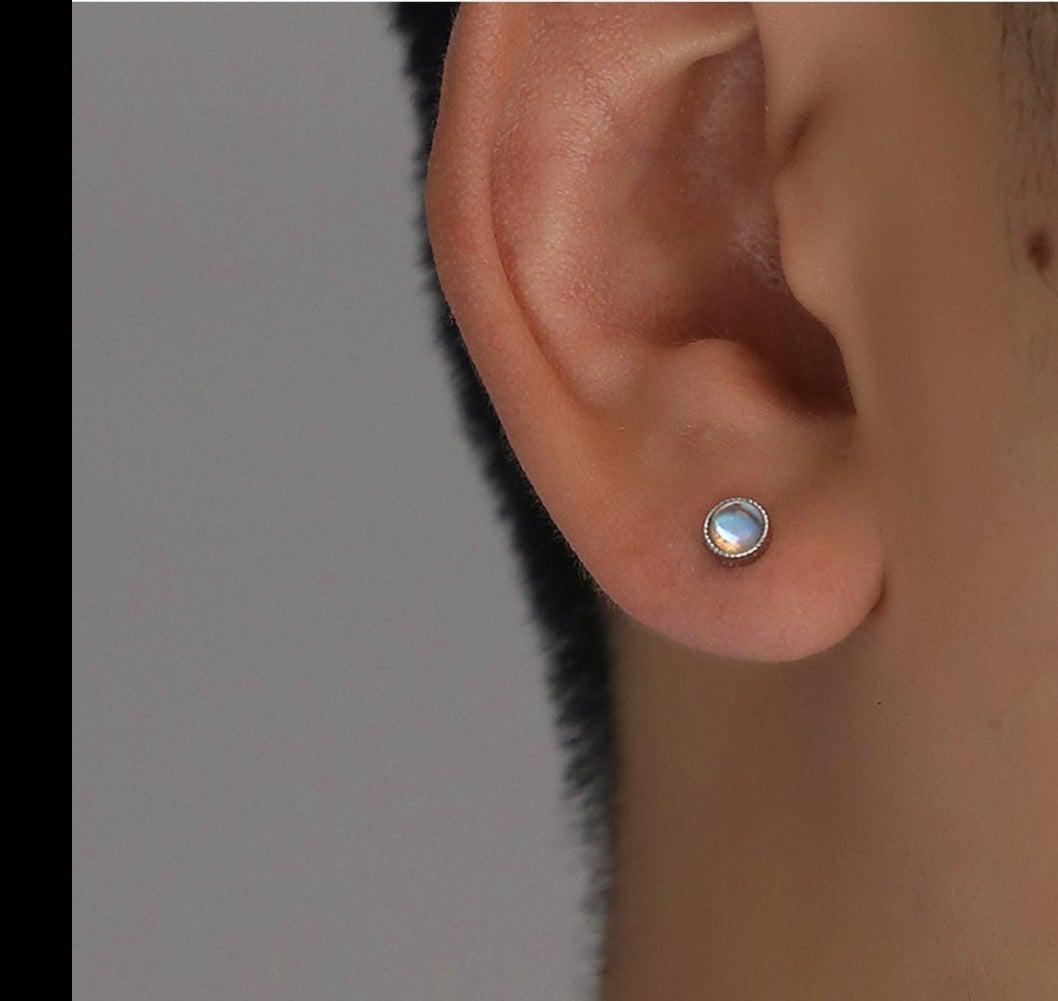 Glass Beads Stud Earrings