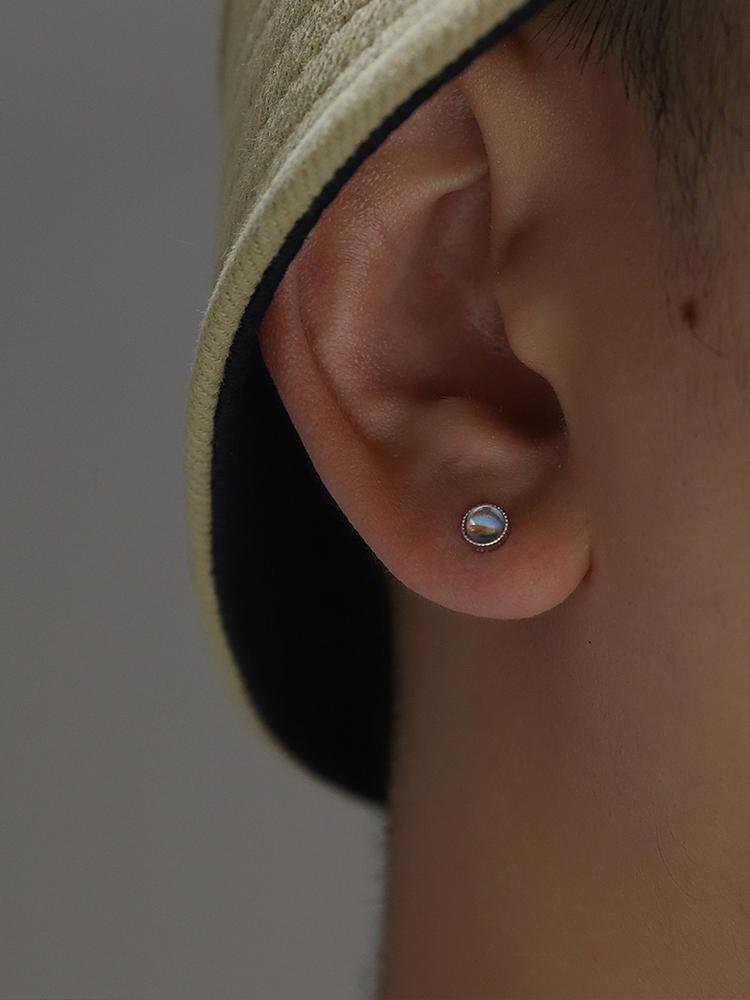Glass Beads Stud Earrings