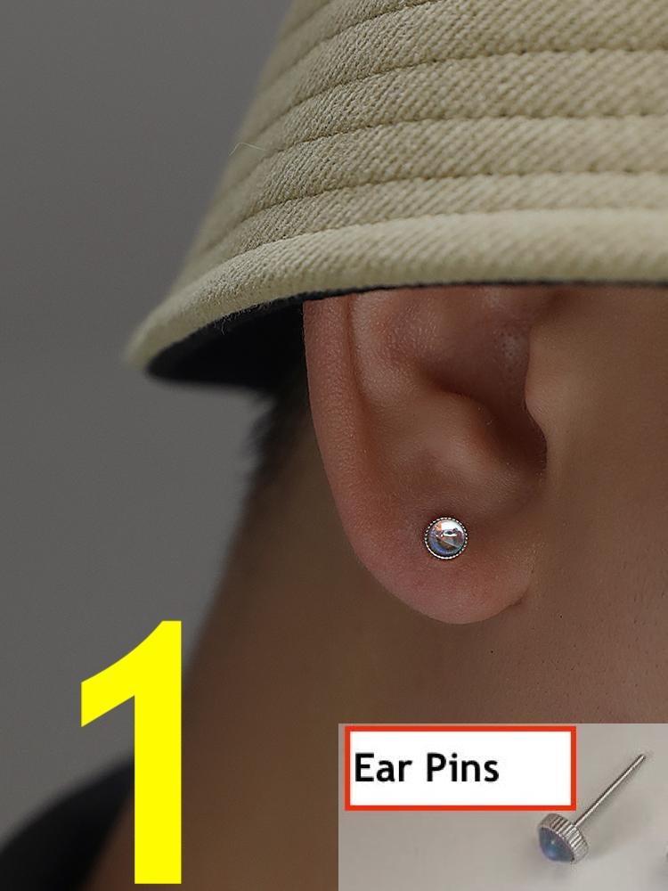 Glass Beads Stud Earrings