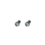 Glass Beads Stud Earrings