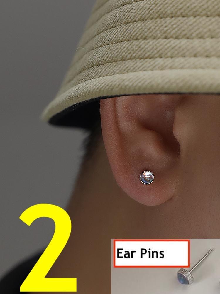 Glass Beads Stud Earrings