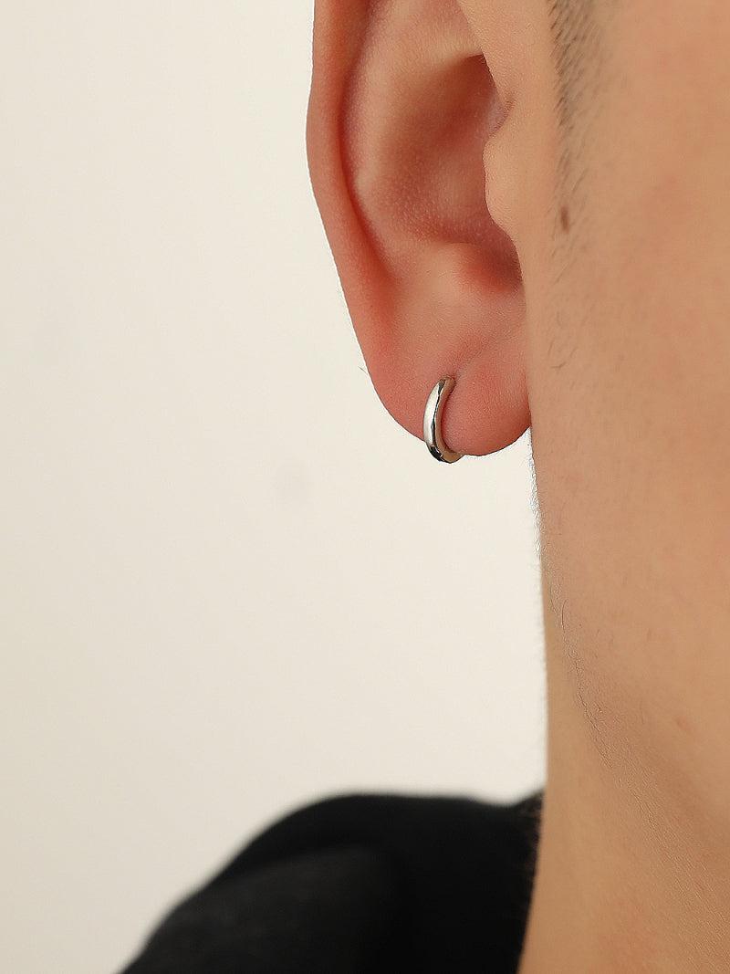 Glossy Hoop Earrings