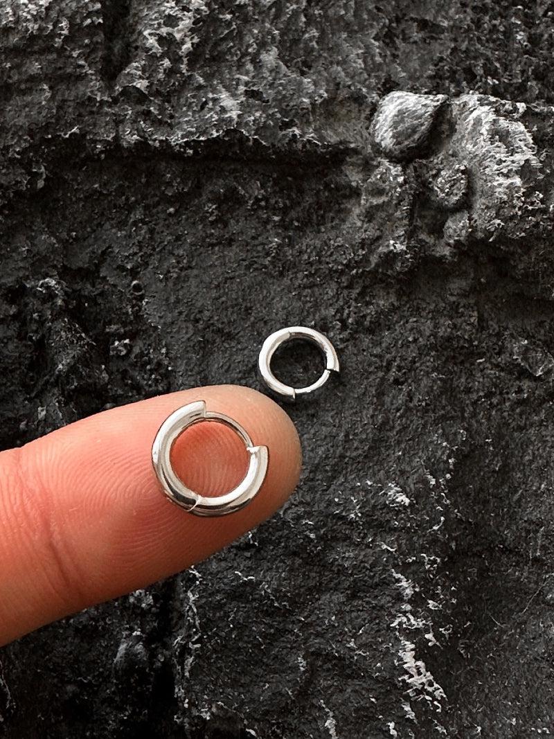 Glossy Hoop Earrings