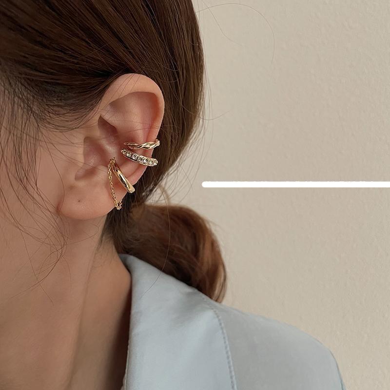 Golden Earring Clip Set