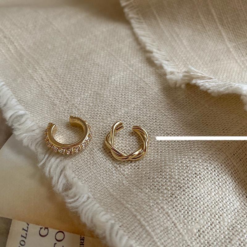 Golden Earring Clip Set