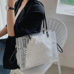 Graffiti Pvc Tote Bag
