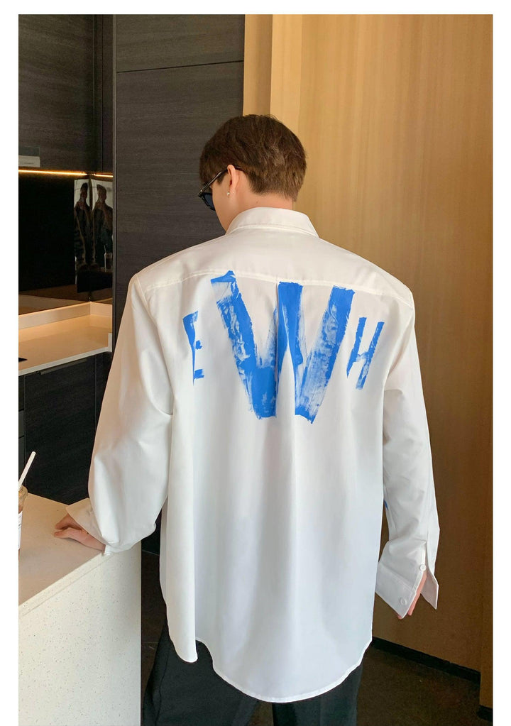 Graffiti Shoulder Pad Shirt