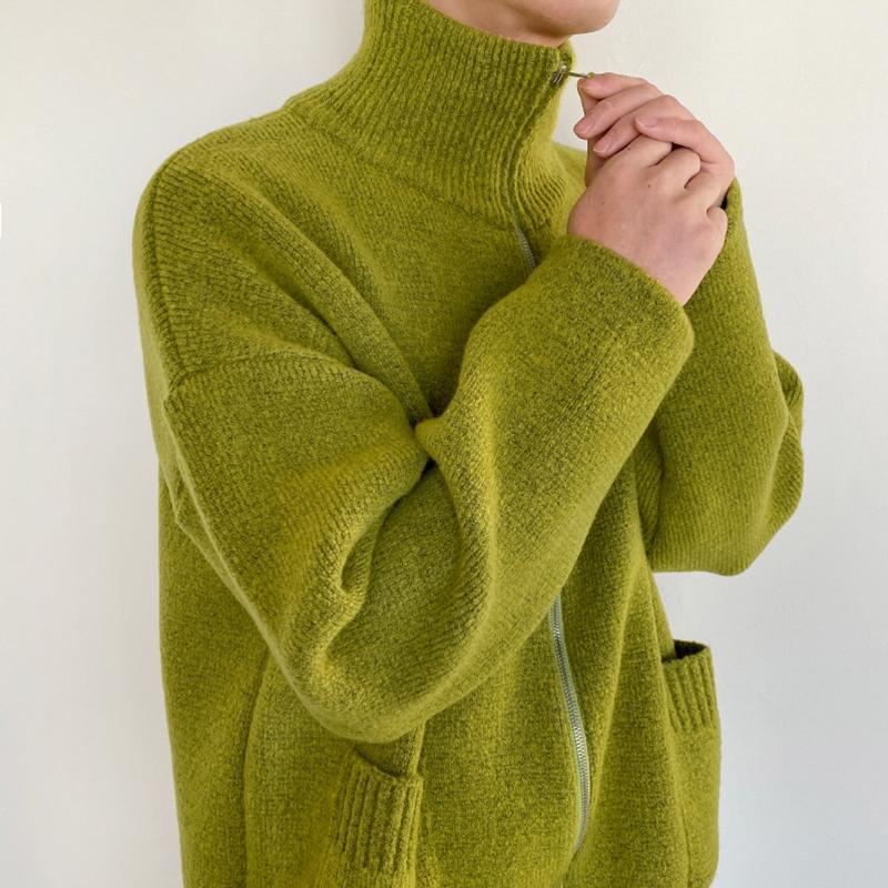 Green Knitted Jacket