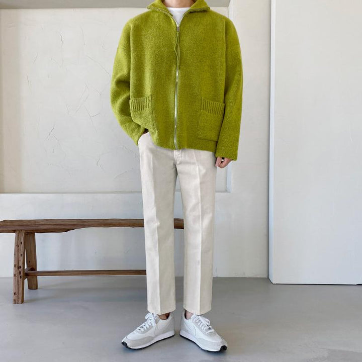 Green Knitted Jacket