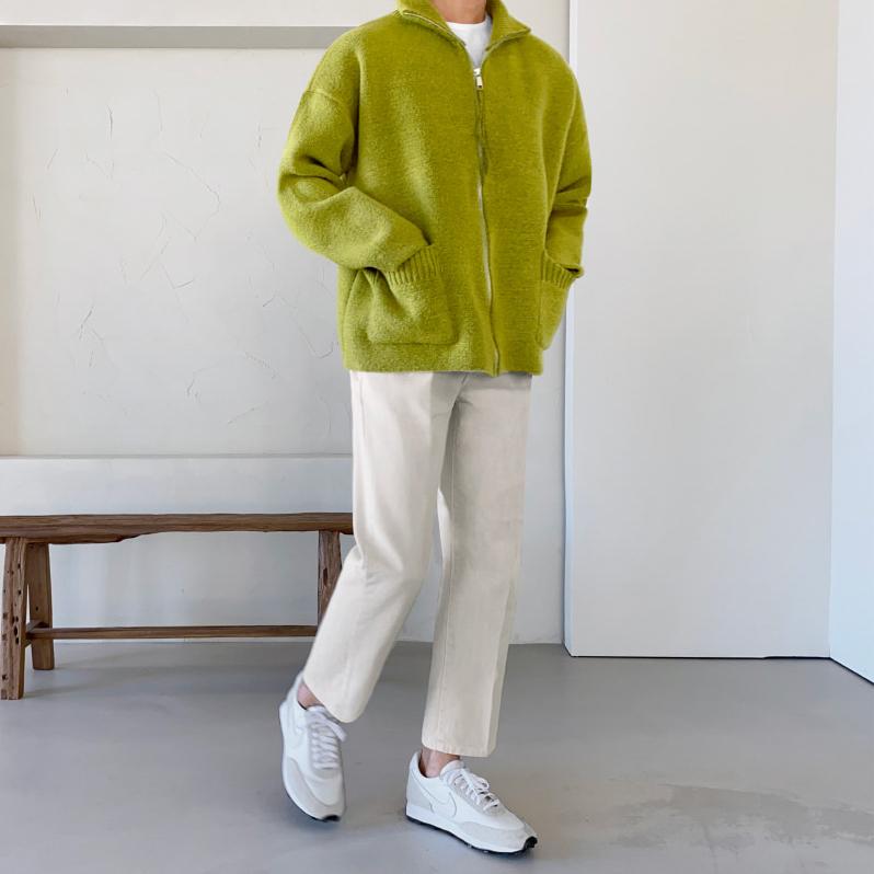 Green Knitted Jacket