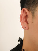 Green Zircon Stud Earrings