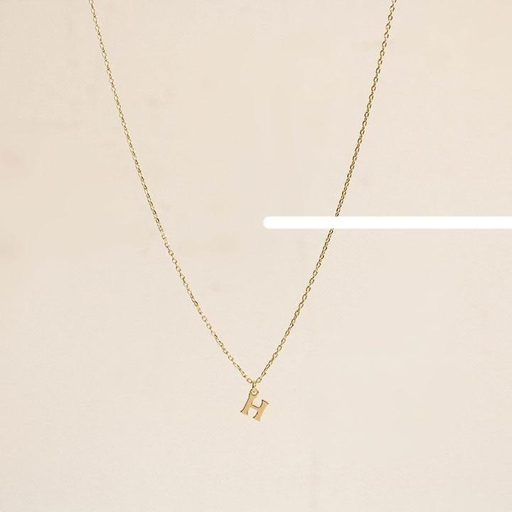 'H' Pendant Necklace