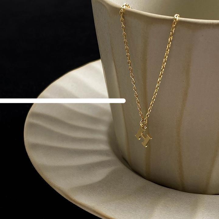 'H' Pendant Necklace
